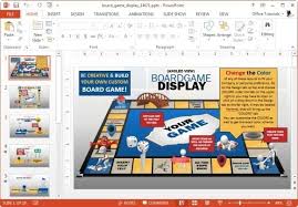Animated Board Game Powerpoint Template Powerpoint Presentation Board Game Template Powerpoint Game Templates Powerpoint Games
