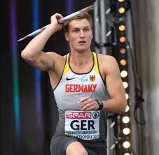 Johannes vetter, is considered a contender for the gold medal in tokyo. Thomas Rohler Wikipedia