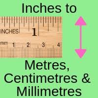 metric inches conversion calculator with m cm mm to in converter