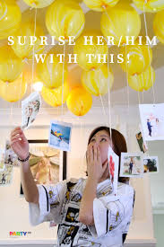 Surprise Simple Birthday Decoration At Home With Balloons Pin On Balloon Decorations