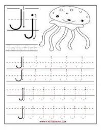 Printable Letter J Tracing Worksheets For Preschool Printable Coloring Pages For Kids Alphabet Worksheets Preschool Alphabet Preschool Preschool Writing
