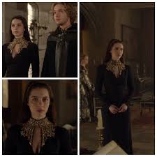 Black And Gold Clothes Mary S Black And Gold Dress 1x22 Slaughter Of Innocence Marie Stuart Reign Marie