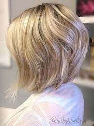 Stacked Angled Blonde Bob For Thick Hair Bob Hairstyles Wavy Bob Hairstyles Medium Bob Hairstyles