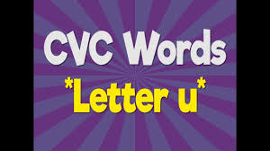 Have a quick look at different types of collocations to understand them better. Cvc Words Letter U Consonant Vowel Consonant Phonics Song Jack Hartmann Youtube