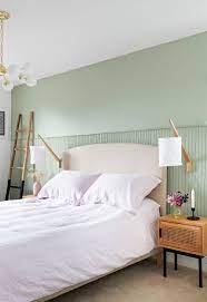 Six botanical prints against soft, neutral, lightly textured backgrounds in shades of beige, cream, taupe and sage green. Green Bedroom Ideas 10 Ways To Decorate With Olives Emeralds And Sage Greens Real Homes