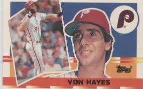 1990 Topps Superstar Mini Foil Wil Clark/Von Hayes