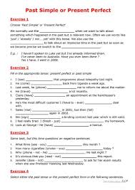 Past Simple Or Present Perfect Worksheet Free Esl Printable Worksheets Made By Teachers Present Perfect Learn English Teaching English Grammar