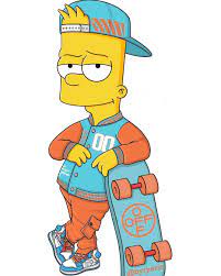 Bart Simpson | Cartazes retro, Desenho da nike, Fotos dos simpsons