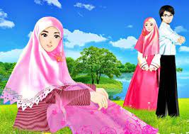 Download now 120 sketsa gambar pemandangan alam bagus dan berwarna. 1000 Gambar Kartun Muslim Muslimah Terbaru Terlengkap Paling Keren