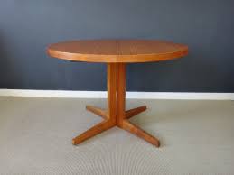 Danish furniture inc carries many different shapes, sizes, finishes, and woods for your dining room table and chairs. Round Danish Modern Teak Dining Table Retrocraft Design Collection Sold Items