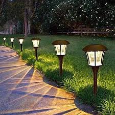 Smartyard Solar Led Large Pathway Lights 8 Pack Walmart Com Outdoor Solar Lights Solar Lights Garden Solar Pathway Lights