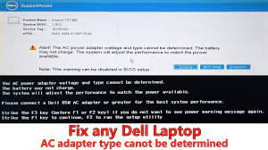 Dell laptop charger not recognized, my dell laptop wont charge, should my laptop recognise a phone charger. Fix The Ac Adapter Type Cannot Be Determined Error On Any Dell Laptop Youtube