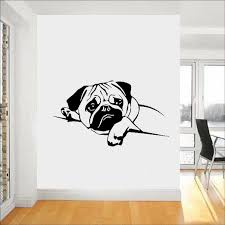 Ranging from graphic patterns and bright colour blocking to painted borders and dado rail effects, it's time to get out the masking tape. Puppy Pug Dog Wall Decals Pet Vinyl Sticker Cute Animals Home Decor Ideas Room Interior Design Wall Art For Nursery L242 Wall Art Room Designvinyl Stickers Aliexpress