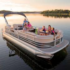 In addition, our pontoon boats contain features that accommodate your desire for cruising, entertainment, fishing, or even a waterslide! Outboard Pontoon Boat Party Barge 24 Dlx Sun Tracker 12 Person Max