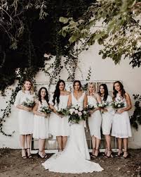14 Times Bridesmaids Made Magic Wearing White White Bridesmaid Dresses White Bridesmaid All White Wedding