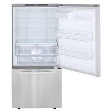 To properly experience our lg.com website, you will need to use an alternate browser or upgrade to a newer version of internet explorer (ie10 or greater). Lg Electronics 24 Cu Ft Bottom Freezer Refrigerator In Stainless Steel With Reversible Door Ldcs24223s The Home Depot Bottom Freezer Bottom Freezer Refrigerator Refrigerator