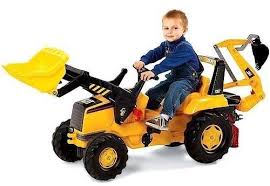 New Ride On Pedal Tractor Sandbox Front End Loader Backhoe Kids Child Boy Toy Outdoor Baby Toys Backyard Toys Tractors For Kids