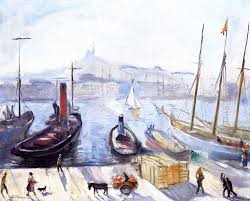 Bo Fransson The Port Of Marseille Notre Dame De La Garde Art Painting Inspiration Classic Paintings