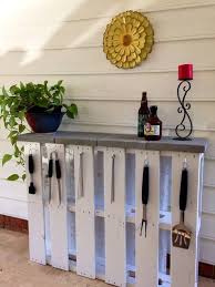 Outdoor Bar Buffet Table Made Out Of Pallet Wood Outdoor Buffet Pallet Furniture Outdoor Bbq Grill Design