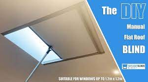 Zebrablinds takes no liability for any issues or damages caused by following diy. Manual Diy Flat Roof Blind Youtube