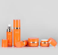 Latest Cosmetic Packaging for Skincare Products Orange ...