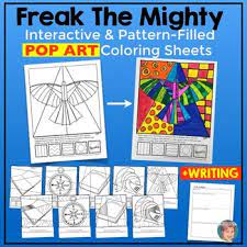 Coloring pages are a fabulous habit of allowing your child to publicize their ideas, opinions and acuteness through artistic and creative methods. Freak The Mighty Novel Study Activity Symbol Coloring Pages Writing
