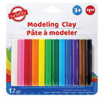Colored Modeling Clay Sticks