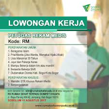 Ratusan iklan lowongan kerja semarang terbaru untuk lulusan sma, d3, s1, freshgraduate, freelance, part time, full time ditayangkan setiap harinya. Lowongan Kerja Rumah Sehat Terpadu Dd 2017 Campusnesia Co Id