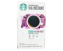Collect stars with every sip. Buy Starbucks Via Decaf Italian Coffee 50 Pack Online