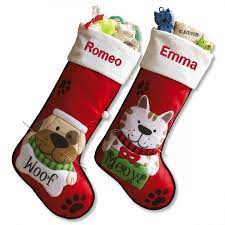 Plus, you can get a matching one for your feline friend too. Pet Personalized Christmas Stockings Lillian Vernon