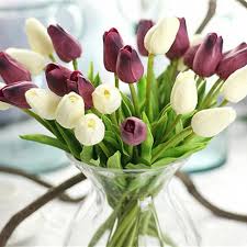 Maybe you would like to learn more about one of these? Artificial Tulips Decorative Flowers Luxury Pick Store