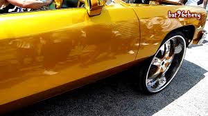 Candy Gold 75 Chevy Caprice Donk Vert On 30 Forgiatos Pt 1 Push Button Start Hd Youtube