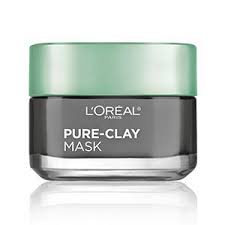 Detox Brighten Charcoal Clay Face Mask By L Oreal Paris Pure Clay Eggwhitescleansingmask Pure Clay Mask Clay Face Mask Charcoal Face Mask