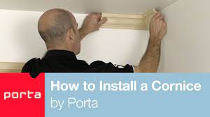 Learn How To Install A Cornice By Porta For Stockists Of Porta Timber Or Mouldings Call 1300 650 787 Or Visit Www Porta Com Au Installation Cornice Mouldings