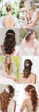 The long veil will look simply gorgeous with your long hair. 100 Romantic Wedding Hairstyles 2021 Updos Curls Half Up