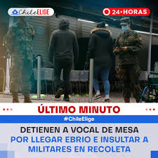 Lo más importante es llegar. 24horas Cl Un Vocal De Mesa Fue Detenido Este Sabado Facebook