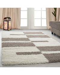Carpets are made of fibers that are cut, looped or cut and looped. Shaggy Pile Living Room Gala Shaggy Carpet Pile Height 3cm Beige Cream Size 60x110 Cm