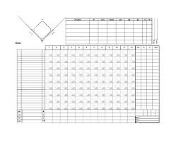 30 printable baseball scoresheet scorecard templates