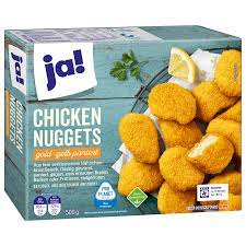 A) a lump of fried chicken in which the entire kfc franchise is based around. Chicken Nuggets Rewe Ja