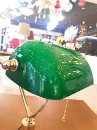 Banker Masa Lambasi Yesil Cam C 45 Housemax