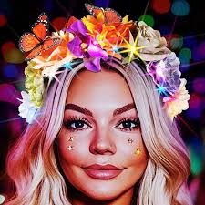 Amazon.com : JEAIRTS Light Up Bow Headband Glow Flower Headpiece Led Daisy  Hair Accessories for Women : Beauty & Personal Care