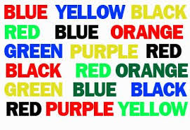 Can You Do It Say The Colours Not The Word Word Brain Right Brain Word Brain Teasers