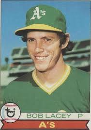 Bob Lacey Hand Signed 1979 Topps Oakland Athletics Autograph