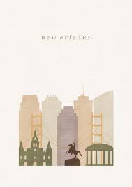New Orleans Print New Orleans Poster New Orleans Wall Art New Orleans Skyline Digital Download Travel Map Wall Art Map Art Wanderlust Map Travel Collage