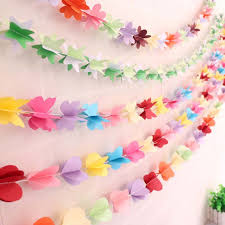 Kamu hanya perlu menyiapkan kertas crep. 2 1 Meter Wall Hanging Kertas Bintang Garland Bunga Ulang Tahun Rantai Tali Pernikahan Dekorasi Diy Dekorasi Pesta Decoration Kids Decoration Kids Roomdecorative Decorative Aliexpress