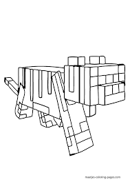 Coloring pages of the animals in excellent quality for kids and adults. Minecraft Coloring Pages Cat Coloring Home