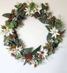 Artificial Australian Native Flower Wreath Christmas Wreath Australian Native Flowers Australian Flowers Wreaths
