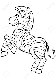 Dibujo Cebra Para Colorear
