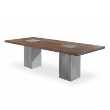 Nice 43 in black concrete dining table by temahome eurway. Riva 1920 Boss Executive Concrete Wooden Dining Table Contemporary Dining Room Furniture Ultra Modern