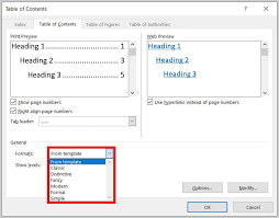 How To Create And Update A Table Of Contents In Microsoft Word